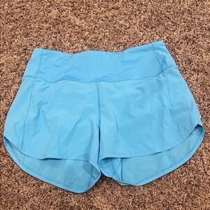Light Blue Women's Athletic Shorts